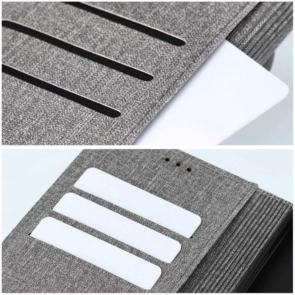 Dėklas Oem GOMMA Book skirtas Samsung Galaxy A16 5G pilkos spalvos