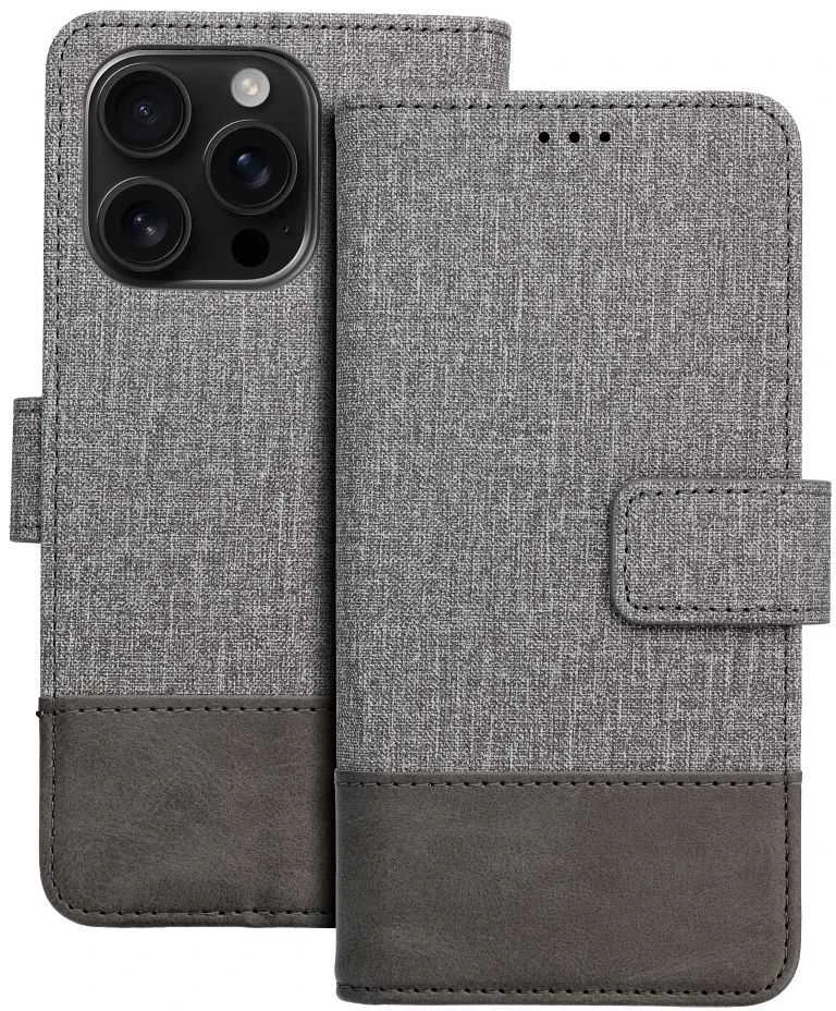 Dėklas Oem GOMMA Book skirtas Samsung Galaxy A16 5G pilkos spalvos