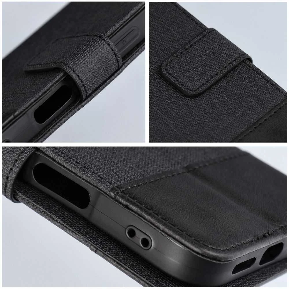 Dėklas Oem GOMMA Book skirtas Samsung Galaxy A36 5G juodos spalvos