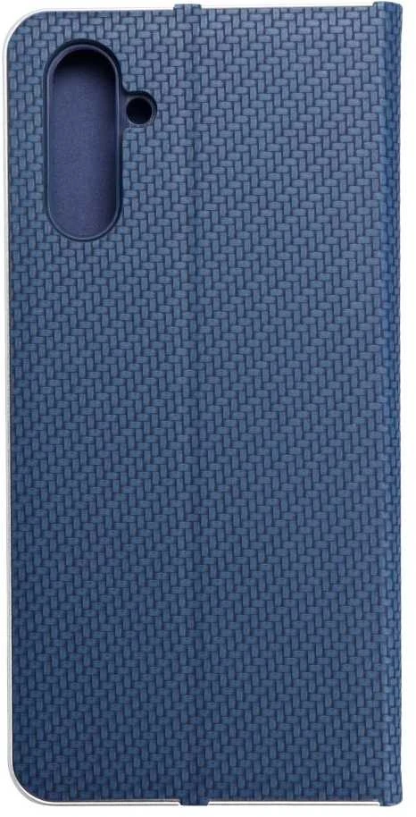Dėklas Forcell Oem LUNA Book Carbon skirtas Samsung Galaxy A13 5G / A04S mėlynos spalvos