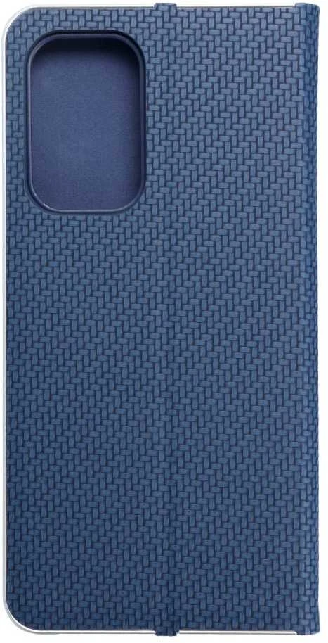 Dėklas Forcell Oem LUNA Book Carbon skirtas Samsung Galaxy A53 5G mėlynos spalvos
