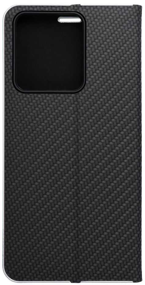 Dėklas Oem LUNA Book Carbon skirtas Xiaomi Redmi Note 13 4G juodos spalvos