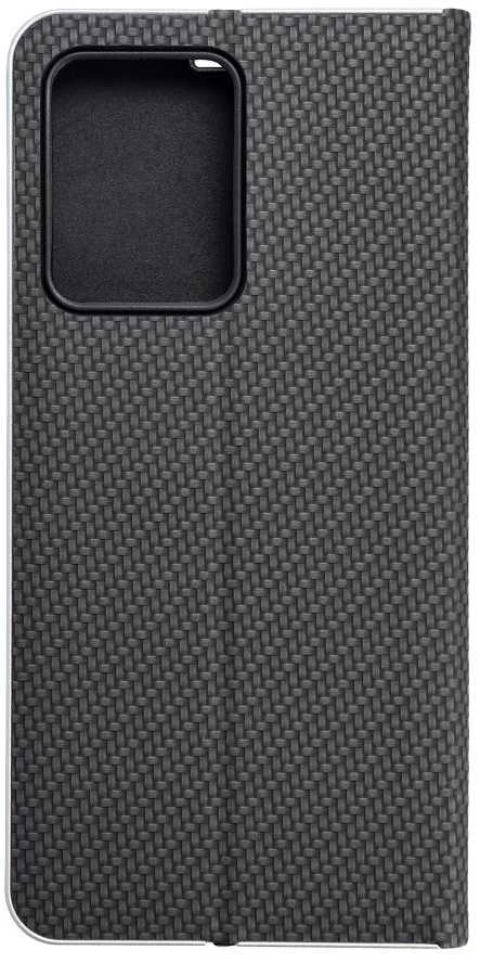 Dėklas Oem LUNA Book Carbon skirtas Xiaomi Redmi Note 12 Pro 5G juodos spalvos