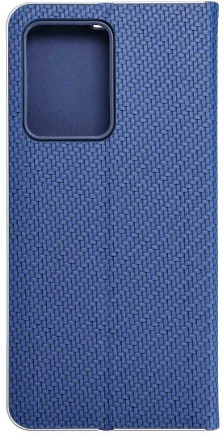 Dėklas Oem LUNA Book Carbon skirtas Xiaomi Redmi Note 12 Pro 5G mėlynos spalvos
