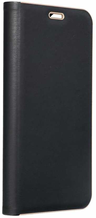 Dėklas Oem LUNA Book Gold skirtas Samsung Galaxy A34 5G juodos spalvos