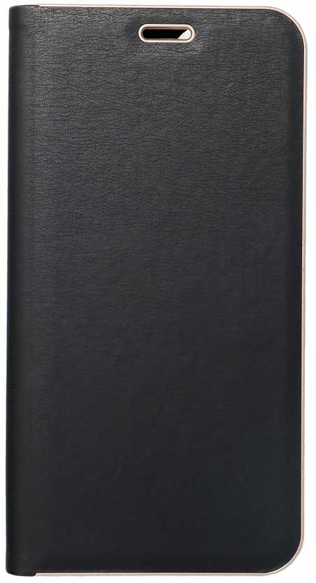 Dėklas Oem LUNA Book Gold skirtas Samsung Galaxy A34 5G juodos spalvos