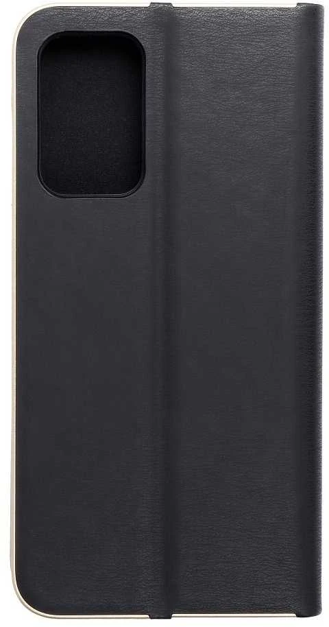 Dėklas Forcell Oem LUNA Book Gold skirtas Samsung Galaxy A52 5G / A52 LTE ( 4G ) / A52s 5G juodos spalvos