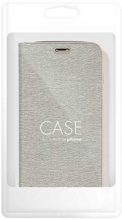 Dėklas Forcell Oem LUNA Book Gold skirtas Samsung Galaxy A53 5G sidabro spalvos