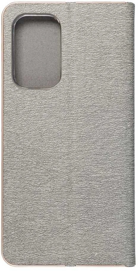 Dėklas Forcell Oem LUNA Book Gold skirtas Samsung Galaxy A53 5G sidabro spalvos