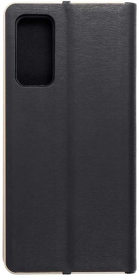 Dėklas Oem LUNA Book Gold skirtas Samsung Galaxy S20 FE / S20 FE 5G juodos spalvos
