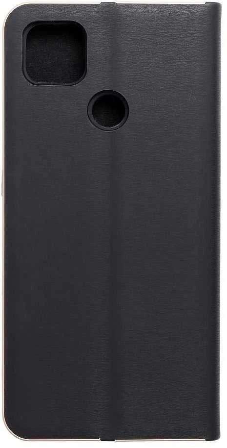 Dėklas Forcell Oem LUNA Book Gold skirtas Xiaomi Redmi 9C / 9C NFC juodos spalvos