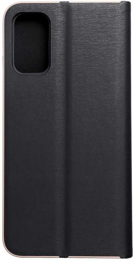 Dėklas Forcell Oem LUNA Book Gold skirtas Xiaomi Redmi Note 10 5G / Poco M3 Pro / Poco M3 Pro 5G juodos spalvos