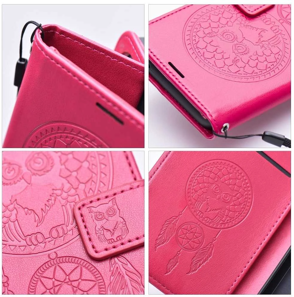 Oem MEZZO Book dėklas skirtas Samsung Galaxy A05s dreamcatcher magenta
