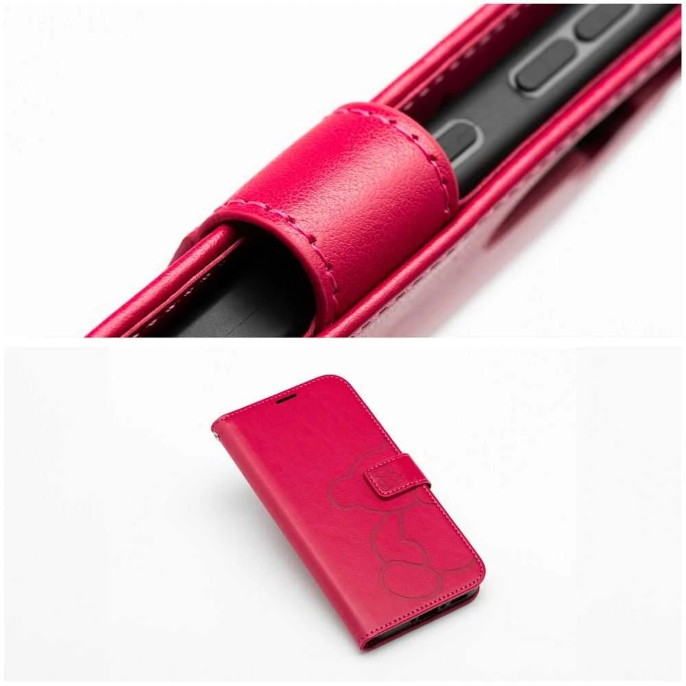 Oem MEZZO Book dėklas skirtas Samsung Galaxy A16 5G teddy bear magenta