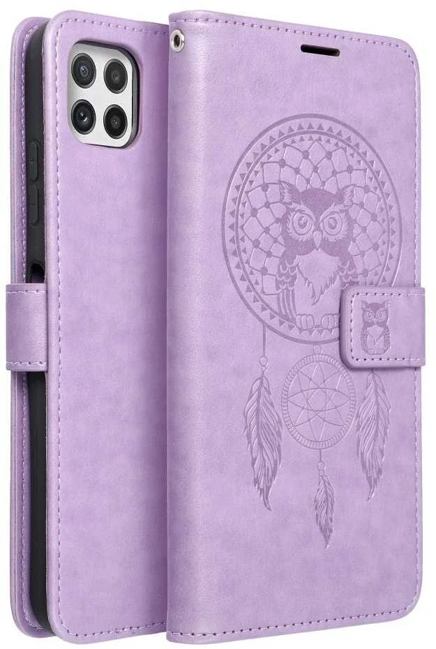 Forcell Oem MEZZO Book dėklas skirtas Samsung Galaxy A22 5G dreamcatcher violetinės spalvos