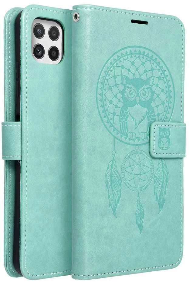 Forcell Oem MEZZO Book dėklas skirtas Samsung Galaxy A22 5G dreamcatcher žalios spalvos