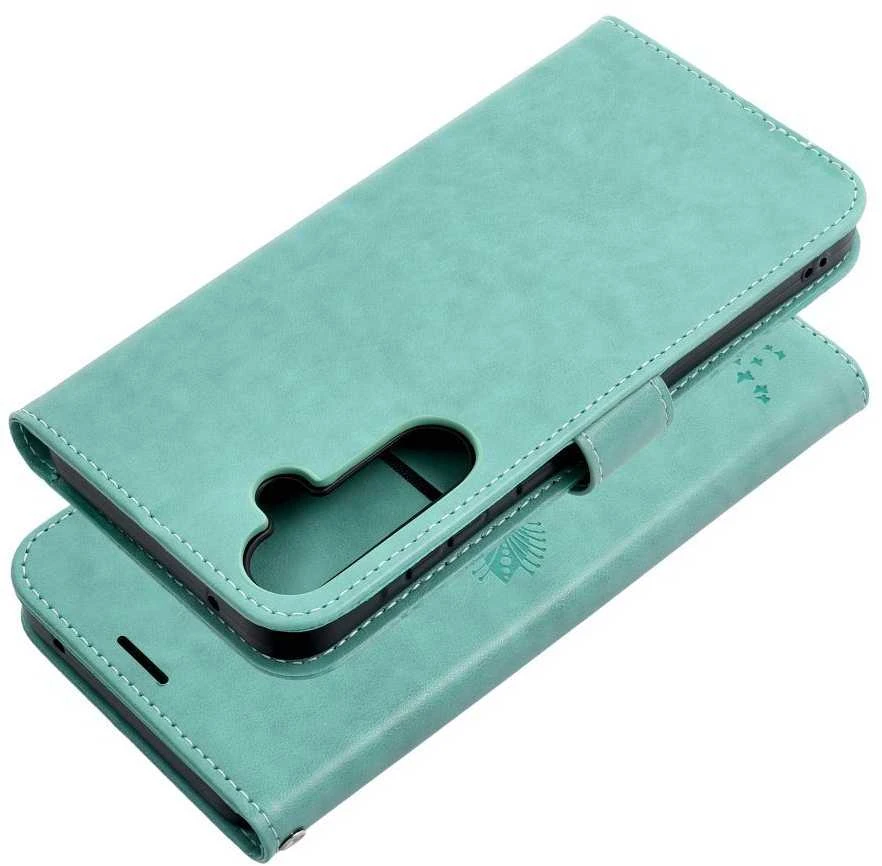 Forcell Oem MEZZO Book dėklas skirtas Samsung Galaxy A35 5G medžio žalios spalvos