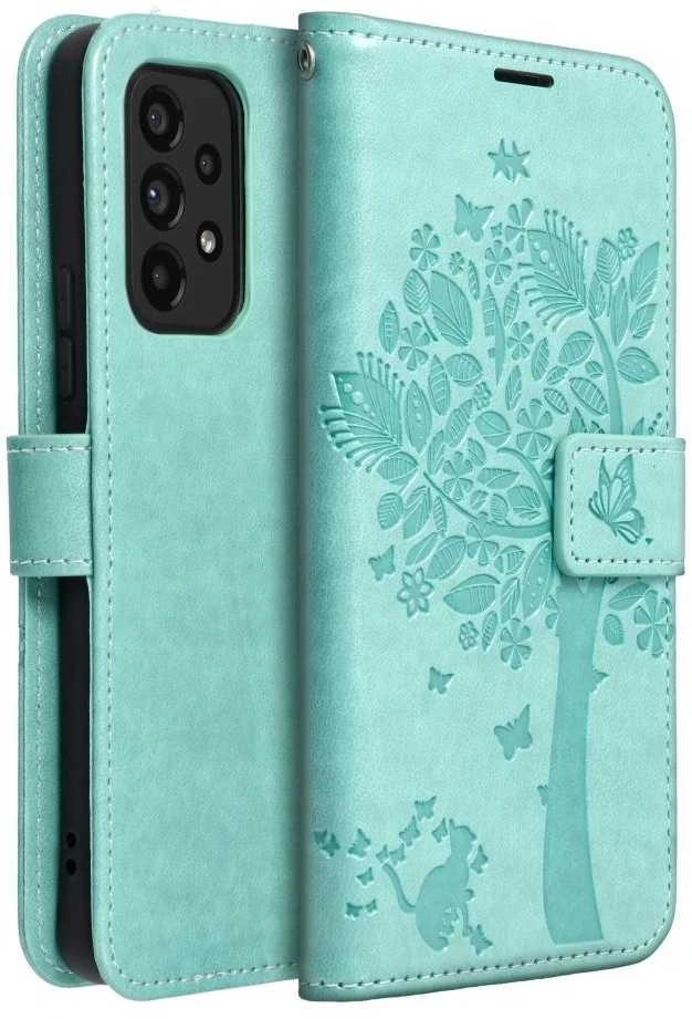 Telefono dėklas Oem MEZZO Book skirtas Samsung A53 5G, žalios spalvos