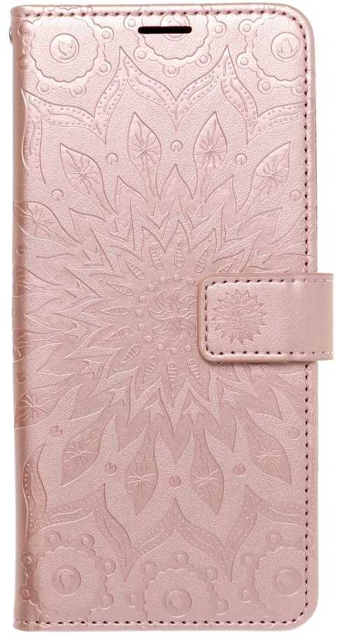 Oem MEZZO Book dėklas skirtas Samsung Galaxy A54 5G mandala rose auksinis