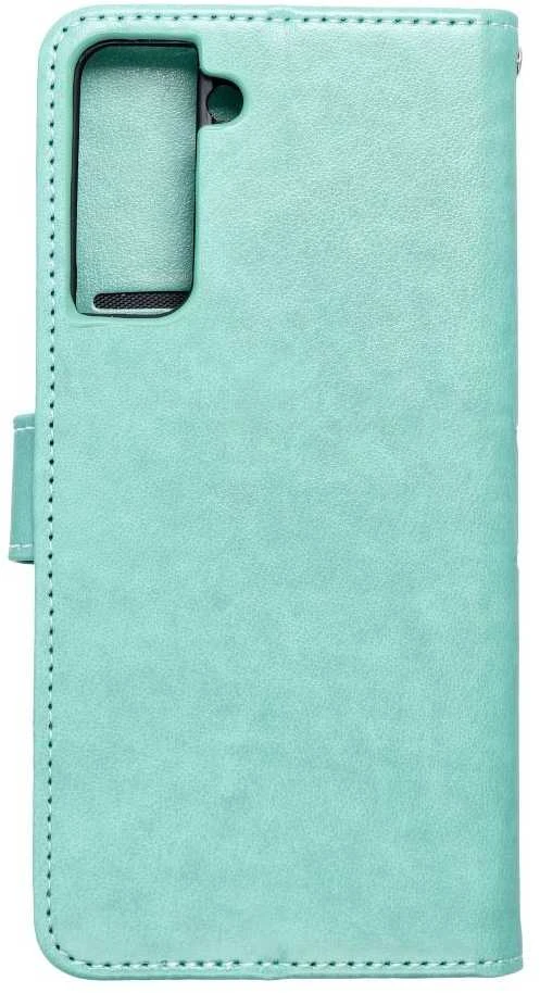 Forcell Oem MEZZO Book dėklas skirtas Samsung Galaxy S21 mandala žalios spalvos