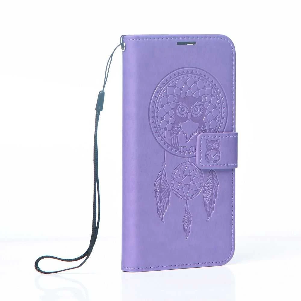 Forcell Oem MEZZO Book dėklas skirtas Xiaomi Redmi 9C / 9C NFC dreamcatcher violetinės spalvos