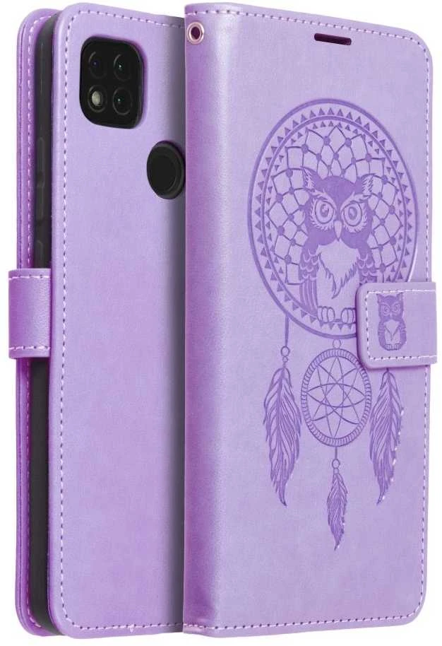 Forcell Oem MEZZO Book dėklas skirtas Xiaomi Redmi 9C / 9C NFC dreamcatcher violetinės spalvos