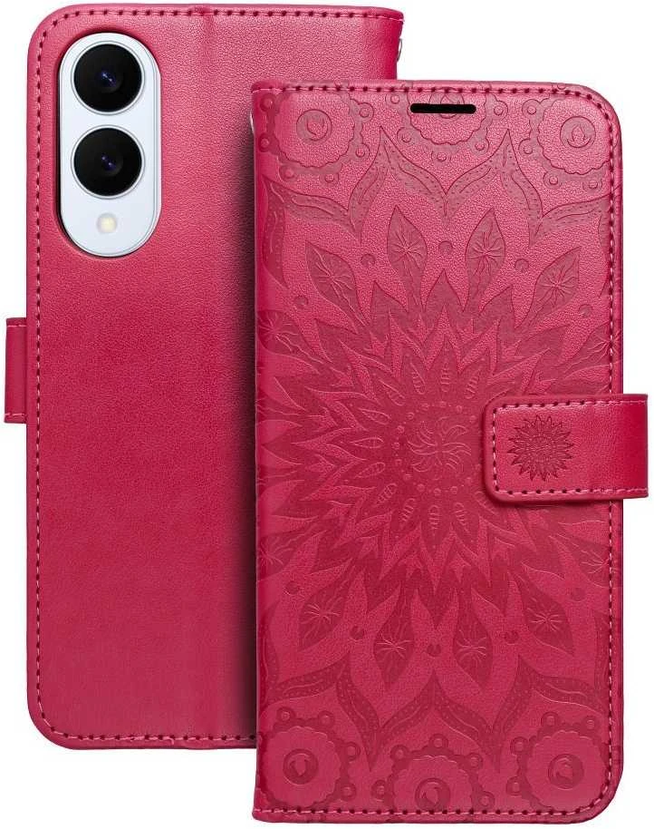 Oem MEZZO Book dėklas skirtas Samsung Galaxy S25 Edge mandala magenta
