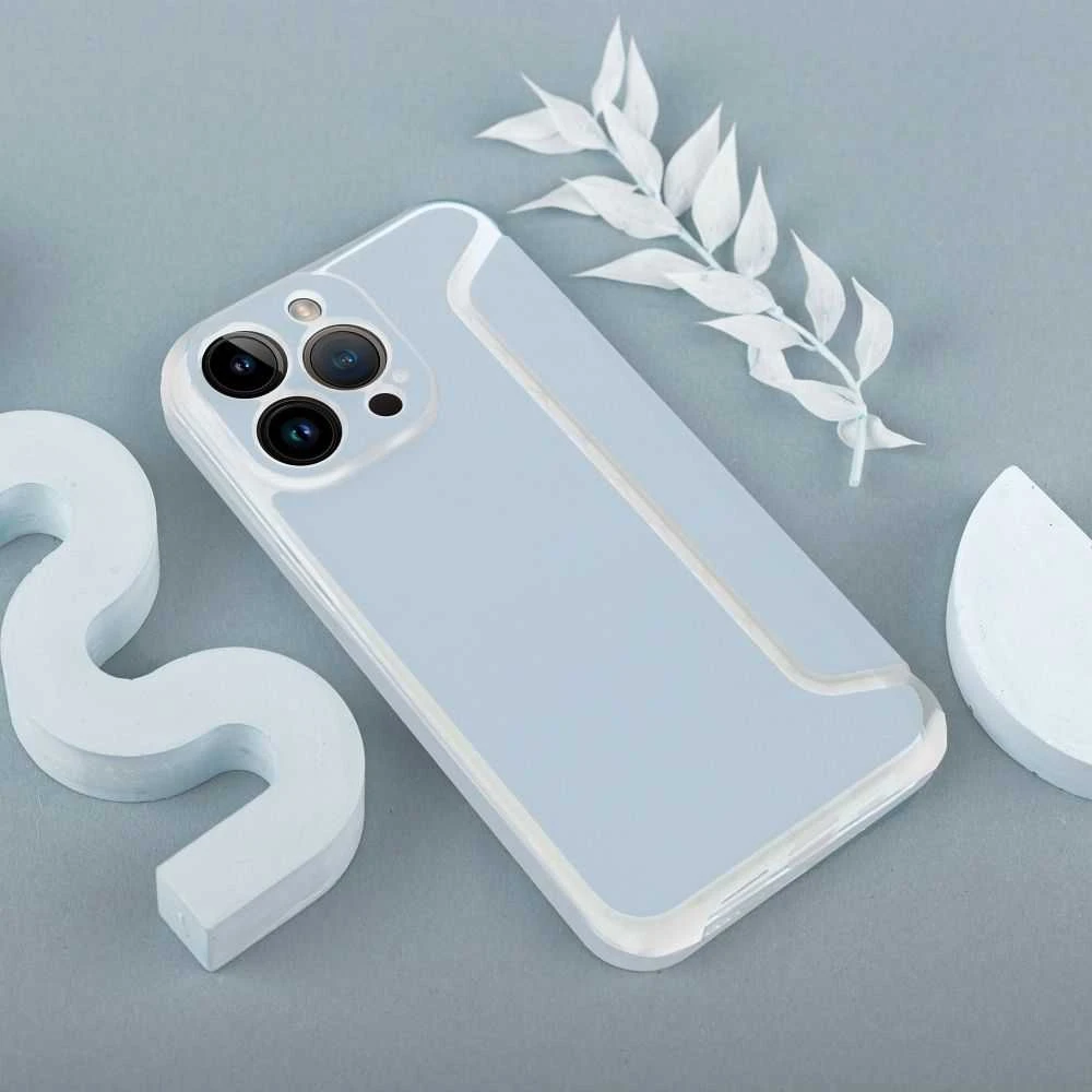 Dėklas OEM PIANO Knygų laikiklis IPHONE 14 plius šviesiai mėlyna