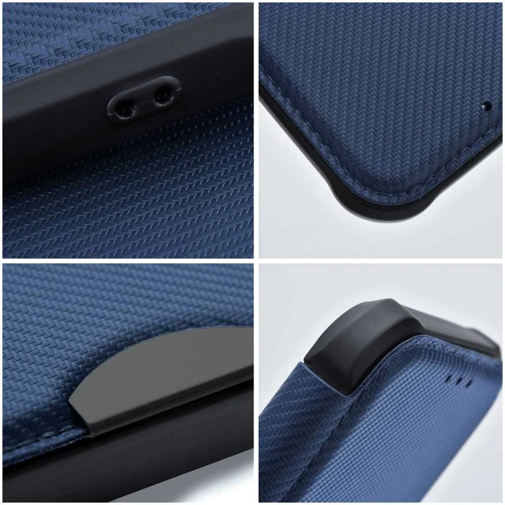 Dėklas Oem RAZOR Book skirtas Samsung Galaxy A12 / M12 mėlynos spalvos
