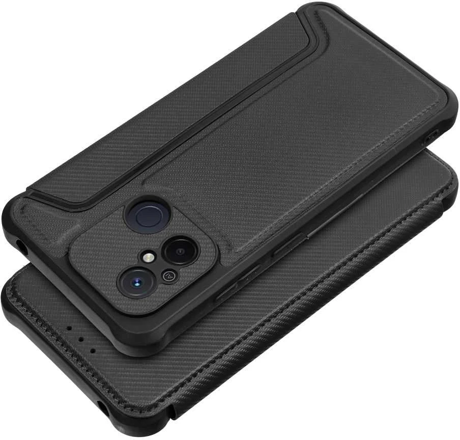Dėklas Oem RAZOR Book skirtas Xiaomi Redmi 12C juodos spalvos