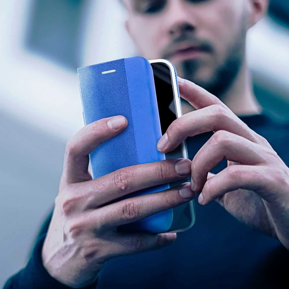 Reach Dėklas Smart Senso Samsung A057 A05s tamsiai mėlynas
