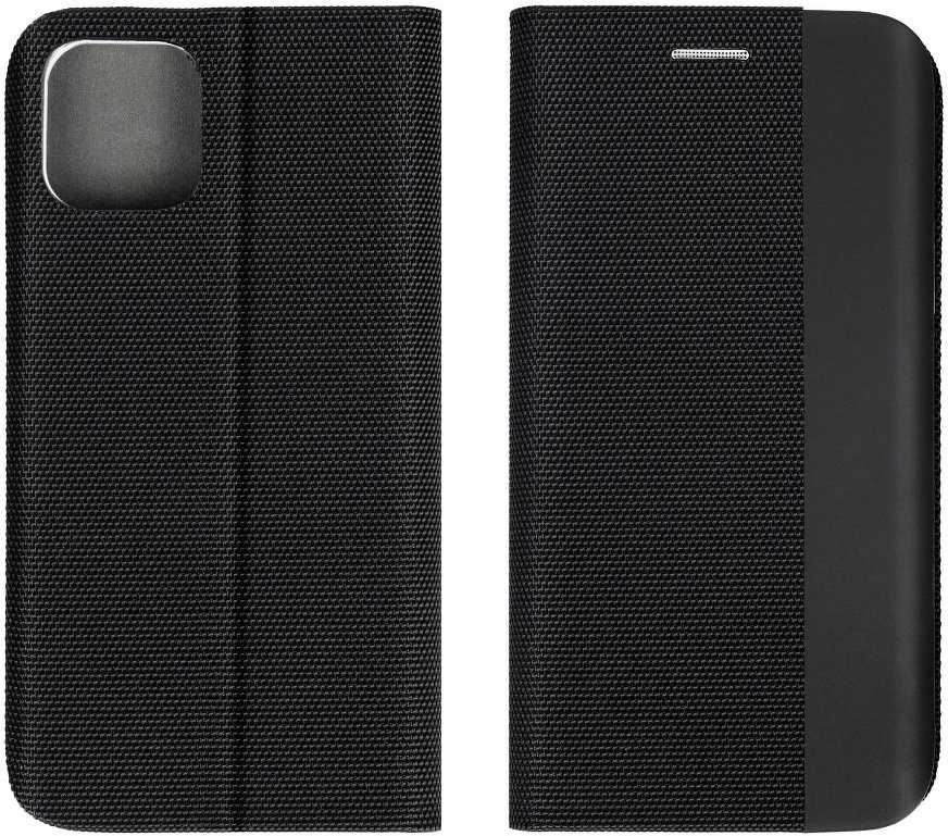 Oem SENSITIVE Book dėklas skirtas Samsung Galaxy A52 5G / A52 LTE ( 4G ) / A52s 5G juodos spalvos