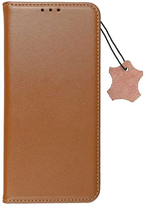 Dėklas Forcell OEM SMART PRO odos laikiklis IPHONE 14 Pro rudos spalvos