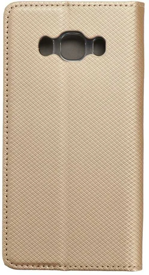 Dėklas Oem SMART CASE Book skirtas Samsung Galaxy J5 2016 aukso spalvos