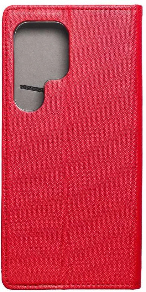 OEM SMART CASE knygutės dėklas Samsung Galaxy S24 Ultra raudonas