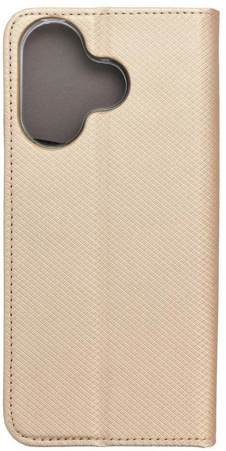 Dėklas Oem SMART CASE Book skirtas Xiaomi Redmi 13 4G aukso spalvos