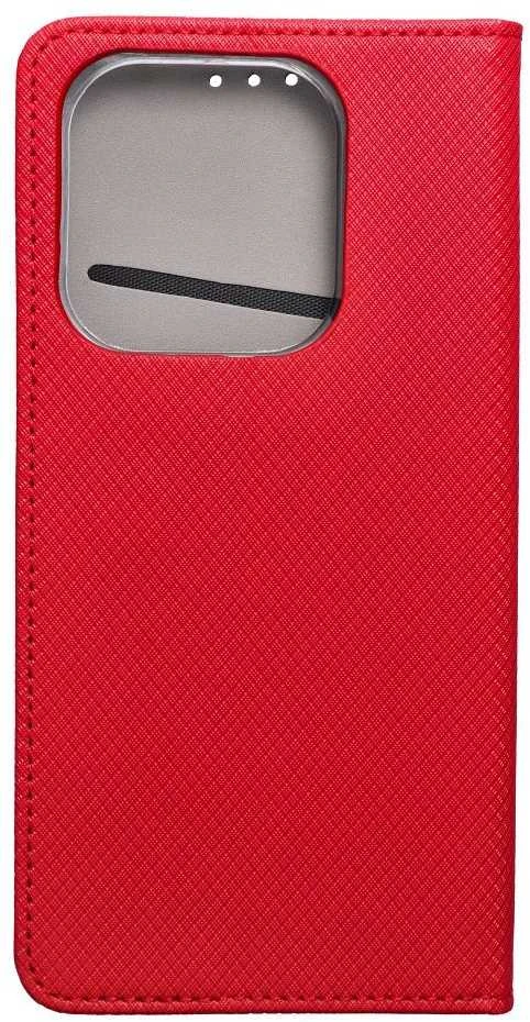 Dėklas Oem SMART CASE Book skirtas Xiaomi Redmi Note 14 4G red