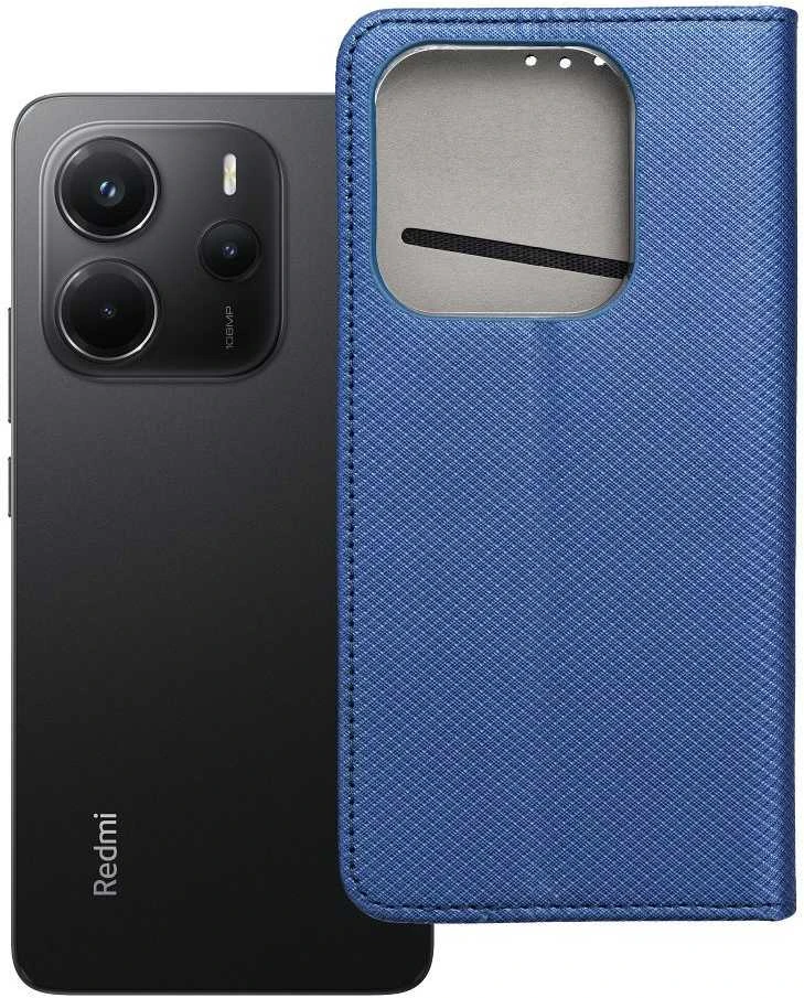 Reach Dėklas Smart Magnet Xiaomi Redmi Note 14 5G tamsiai mėlynas