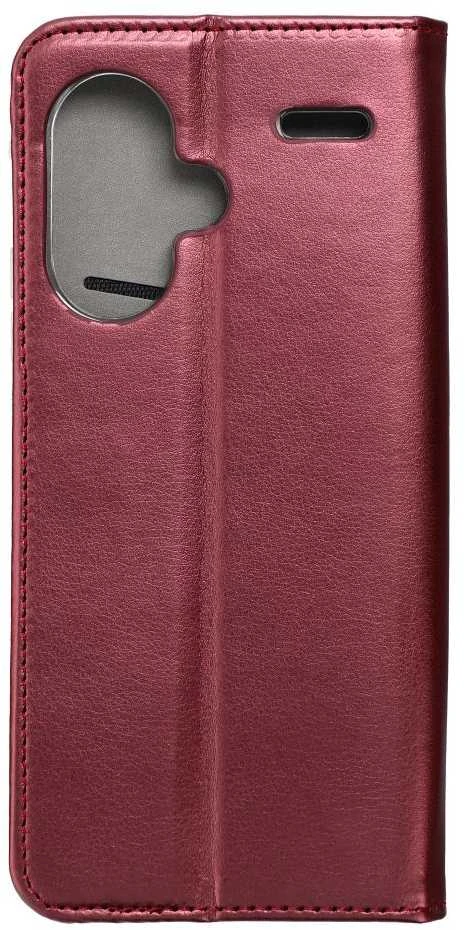 Oem SMART MAGNETO Book dėklas skirtas Xiaomi Redmi Note 13 Pro Plus 5G burgundy