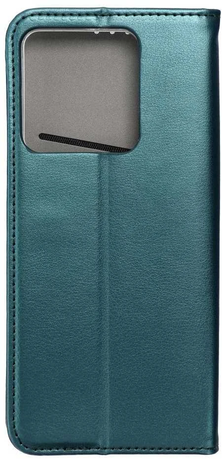 Oem SMART MAGNETO Book dėklas skirtas Xiaomi Redmi Note 13 5G žalios spalvos