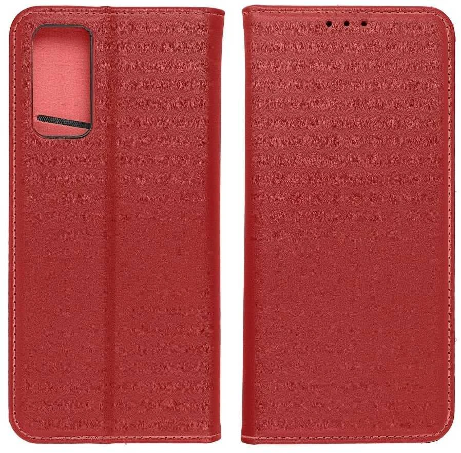 Forcell Oem SMART PRO knygelės tipo telefono dėklas, skirtas „Samsung Galaxy S22 Ultra“ (S908), raudonas