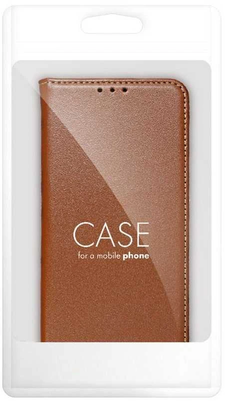 Oem SMART Pro Book leather dėklas skirtas Samsung Galaxy S24 FE rudos spalvos