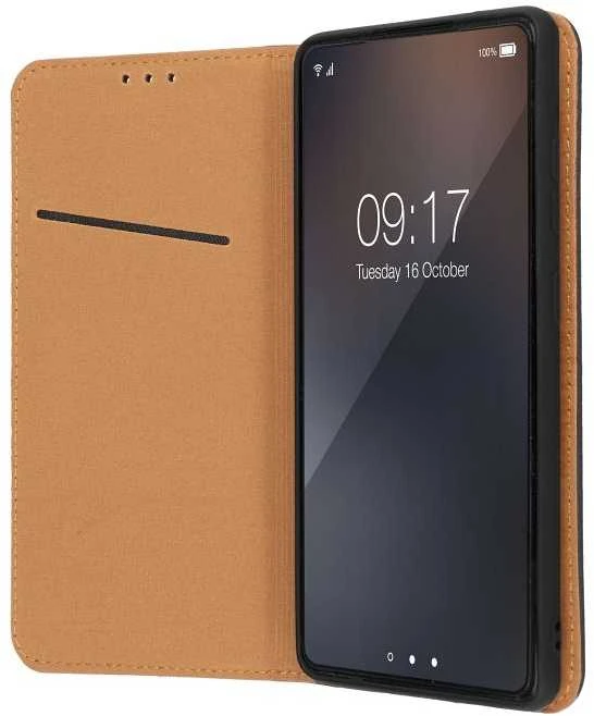 Forcell Oem SMART Pro Book leather dėklas skirtas Xiaomi Redmi Note 13 4G / POCO M6 Pro 4G juodos spalvos