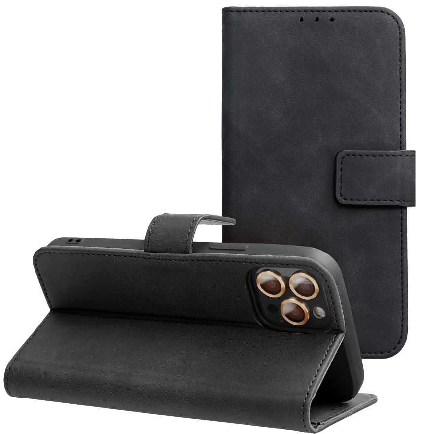 OEM atverčiamas dėklas iPhone 16 PRO MAX Tender Book juodas