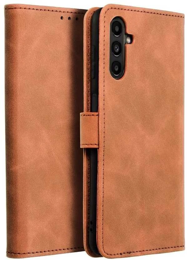 Forcell Oem TENDER Book dėklas skirtas Samsung Galaxy A13 4G rudos spalvos