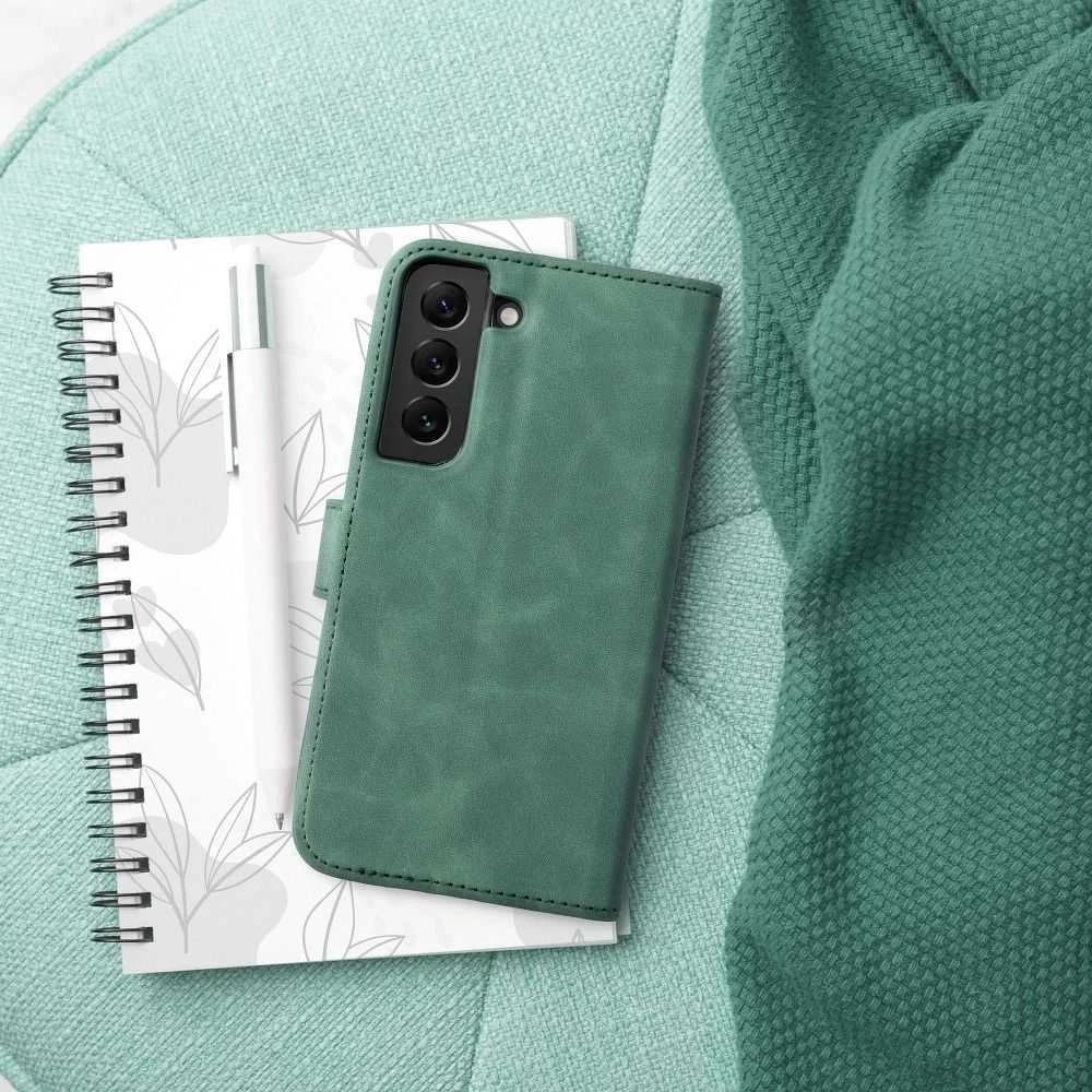 Forcell Oem TENDER Book dėklas skirtas Samsung Galaxy A52 5G / A52 LTE ( 4G ) / A52s 5G žalios spalvos