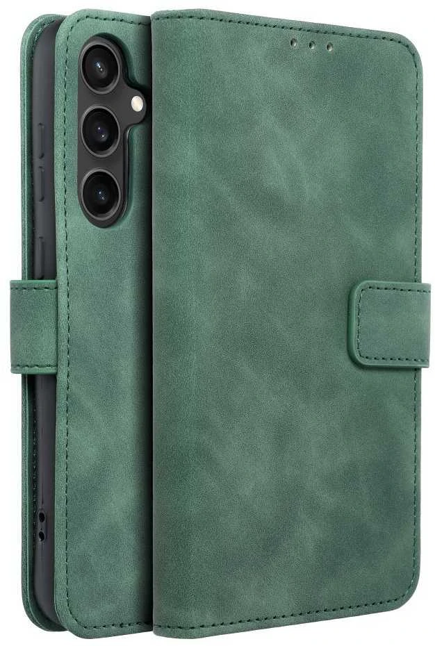 Oem TENDER Book Dėklas skirtas Samsung Galaxy S23 FE žalios spalvos