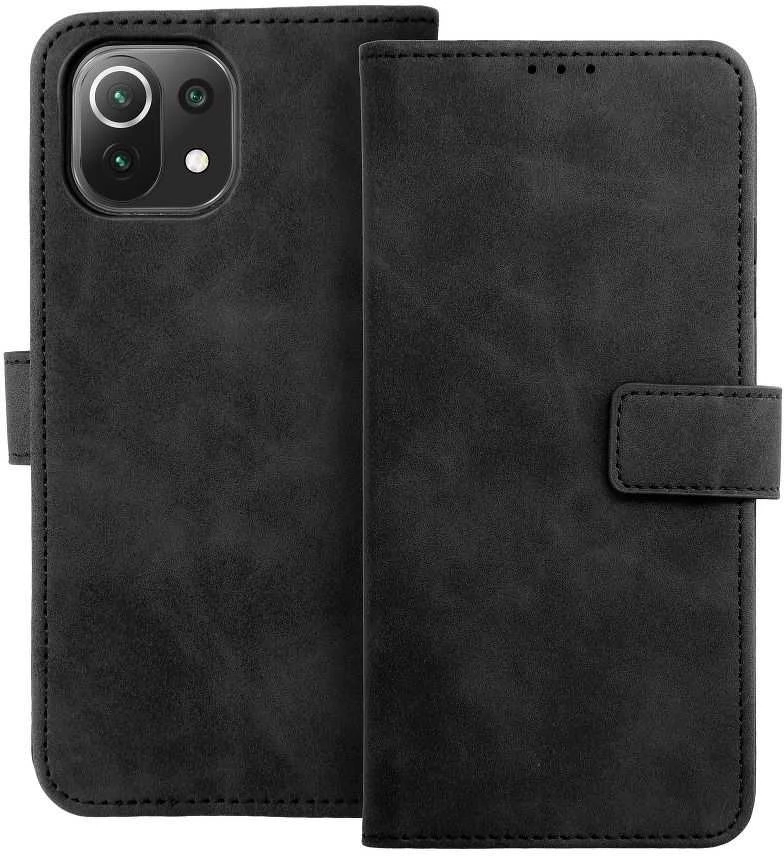 Oem TENDER Book Dėklas skirtas Xiaomi Mi 11 Lite 5G / Mi 11 Lite LTE ( 4G ) / Mi 11 Lite NE juodos spalvos