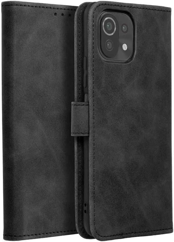 Oem TENDER Book Dėklas skirtas Xiaomi Mi 11 Lite 5G / Mi 11 Lite LTE ( 4G ) / Mi 11 Lite NE juodos spalvos