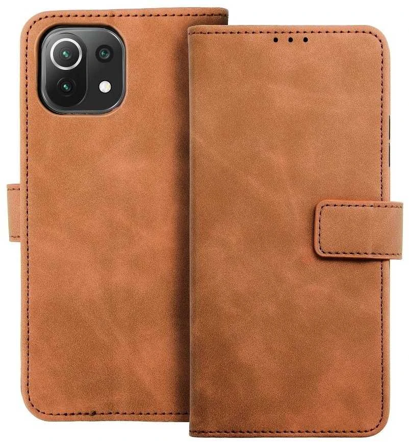 Forcell Oem TENDER Book Dėklas skirtas Xiaomi Redmi 10 / 10 2022 rudos spalvos